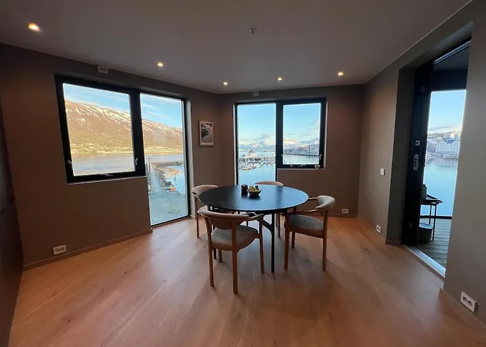 At Vervet, View Of The Sea And The Town * Tromsø